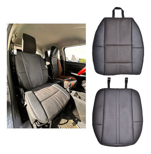 Cubre Asientos Universal Protector,deportivo 2 Pz Delanteras - maxipiel
