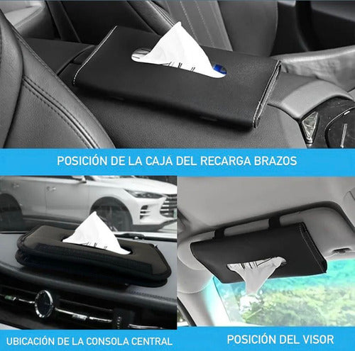 Soporte Para Pañuelos Para Parasol De Coche - maxipiel