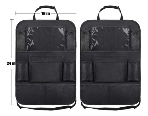 Bolsa Organizadora De Piel Multiusos, Para Carros Premium - maxipiel