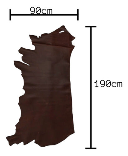 Piel Para Tapizar Color Terracota, Piel Original 100% - maxipiel