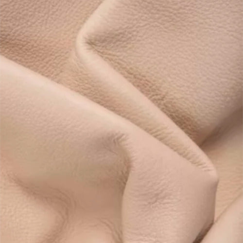 Piel Para Tapiceria De Lujo, Piel Color Beige 5pz - maxipiel