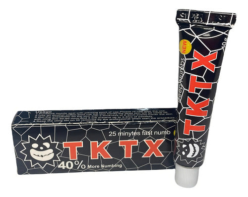 Tktx Negra Crema Previa Para Tatuaje 10g - maxipiel