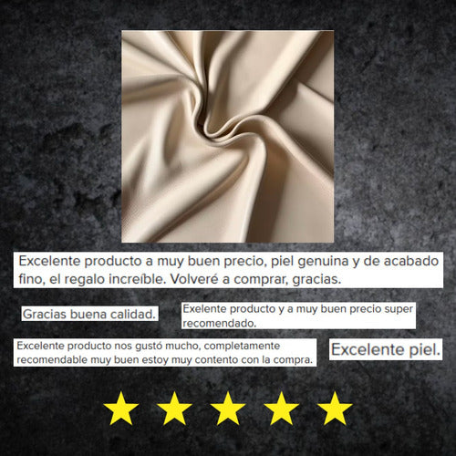 Piel Para Tapizar Color Terracota, Piel Original 100% - maxipiel
