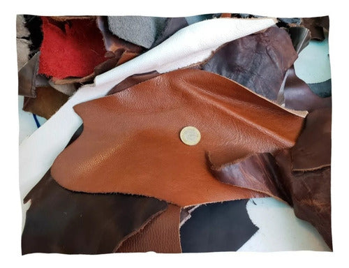 Pedacera De Piel Genuina 1 Kg Piel Curtida Varios Usos - maxipiel