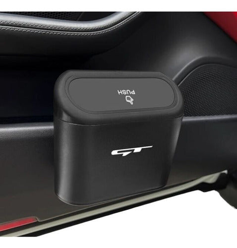 Cubo Basura Carro Basurero Automovil Color Negro - maxipiel