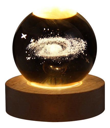 Luz De Cristal Esfera Decorativa - maxipiel
