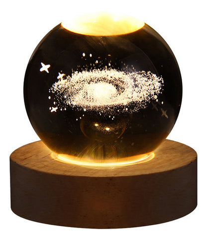 Luz De Cristal Esfera Decorativa - maxipiel