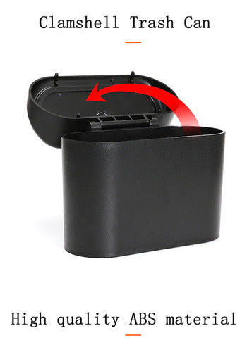 Cubo Basura Carro Basurero Automovil Color Negro - maxipiel