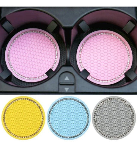 Porta Vasos Para Auto Silicon Universal Posa Vaso Carro - maxipiel