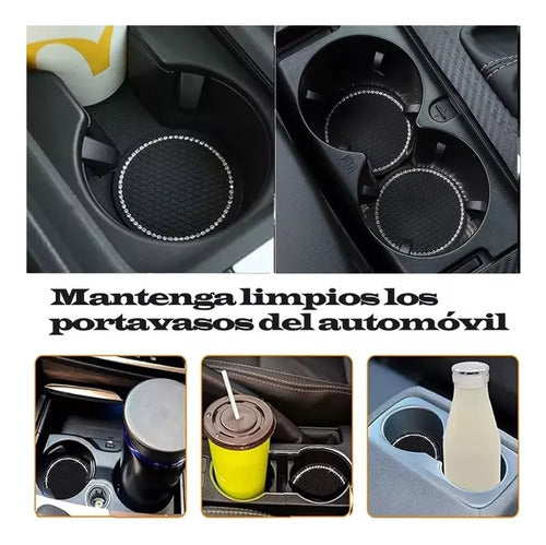 Porta Vasos Para Auto Silicon Universal Posa Vaso Carro - maxipiel