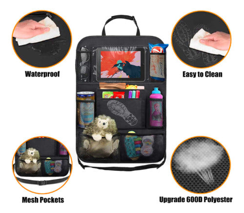 Bolsa Organizadora De Piel Multiusos, Para Carros Premium - maxipiel