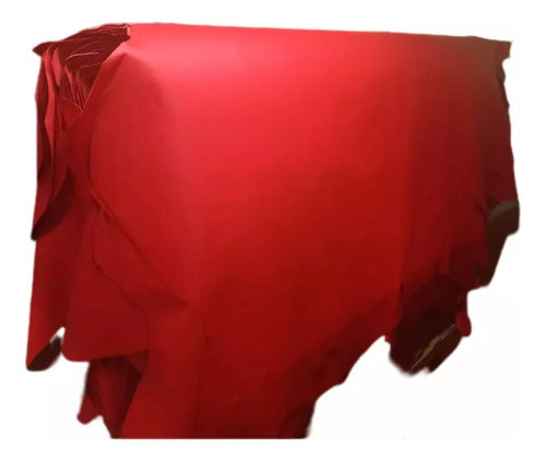 Cuero Para Tapizar Color Rojo - maxipiel