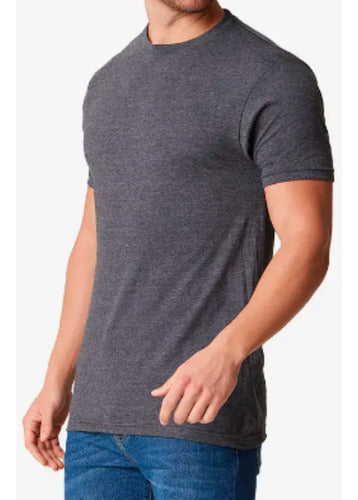 Playera Optima London Hombre Oversized Escote V - maxipiel