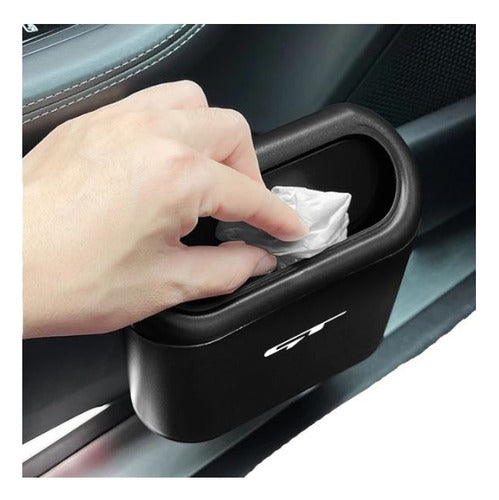 Cubo Basura Carro Basurero Automovil Color Negro - maxipiel
