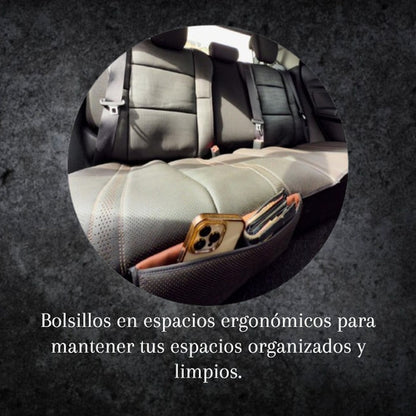 Kit Completo Funda Para Asiento De Auto Universales (piel) - maxipiel