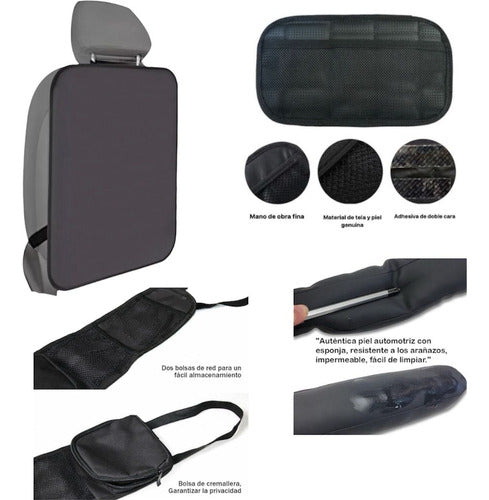 4pzs Kit Funda Trasera, Organizador, Bolsa Lateral Anticaida - maxipiel