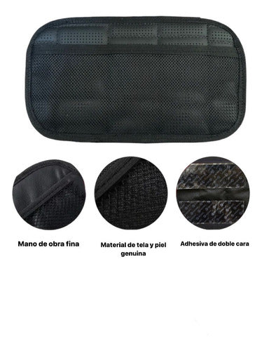 Bolsa Organizadora De Piel Para Visera De Coche Multiusos - maxipiel