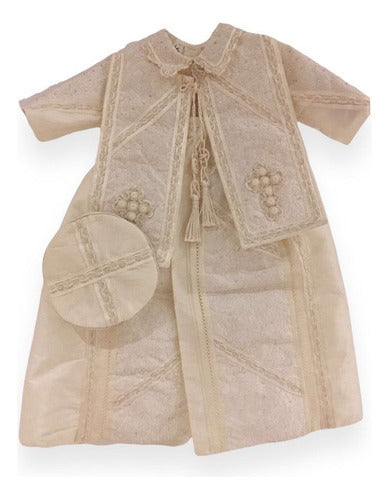 Ropón Bautizo Niño Fino Traje Bautizo Niño - maxipiel